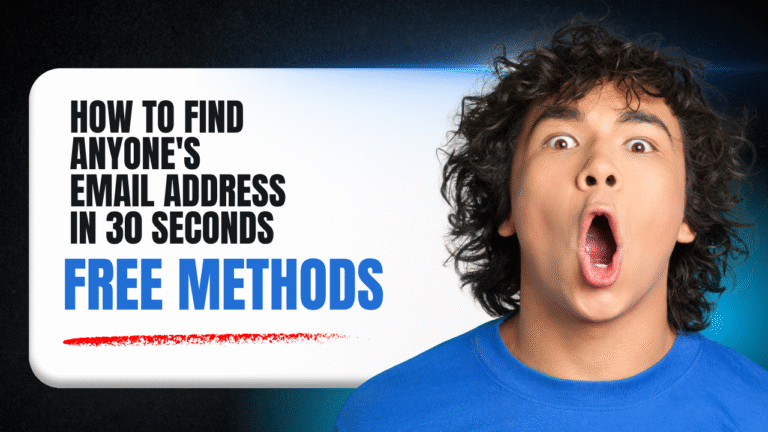 Find Anyone’s Email in 30 Seconds | Free Methods Guide - Sales So